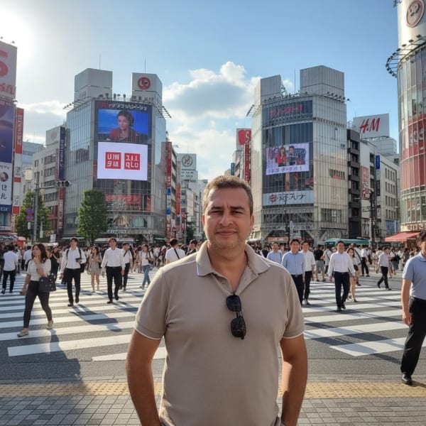 Shibuya Street — AI image prompt example