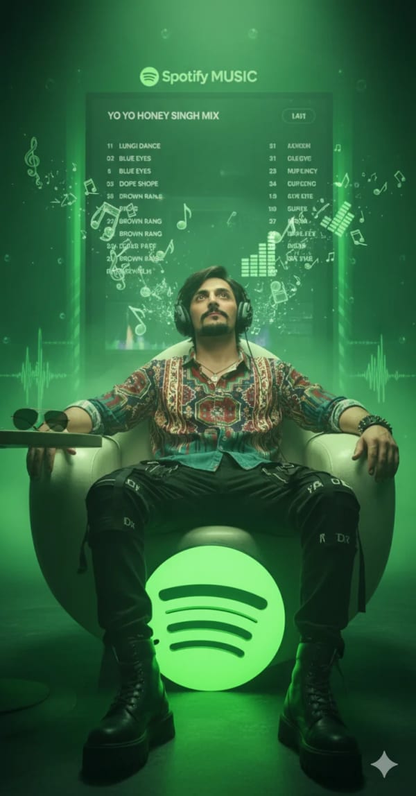 Spotify Music — AI image prompt example