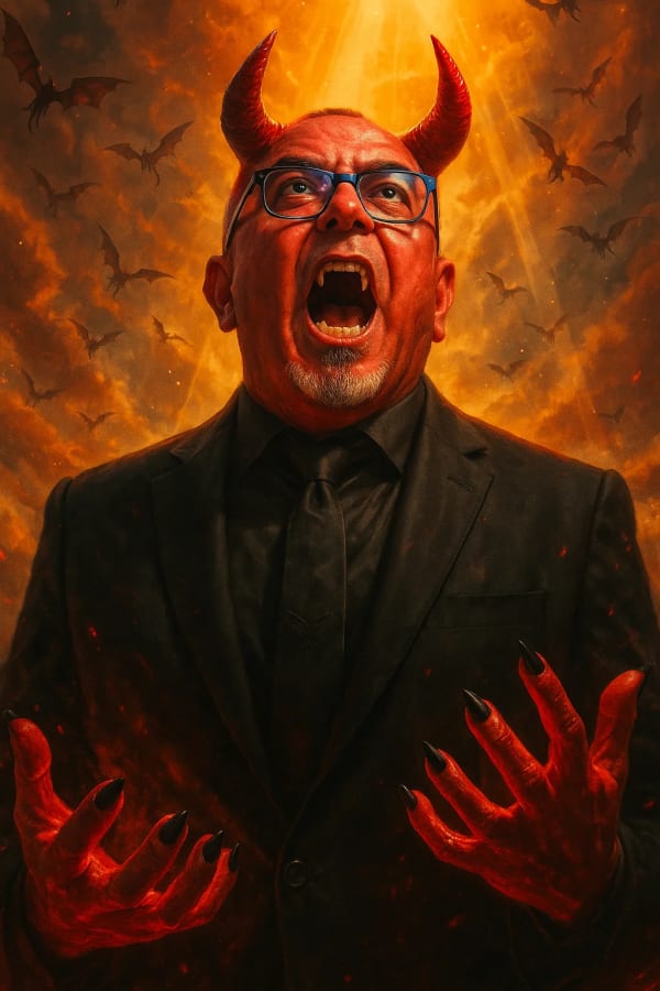 Summons the demons — AI image prompt example