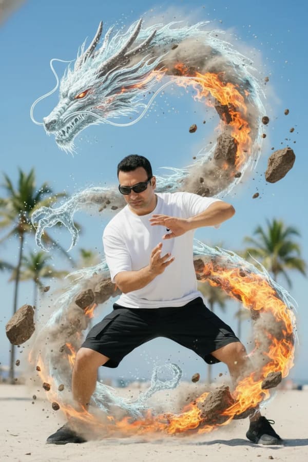 The Dragon — AI image prompt example