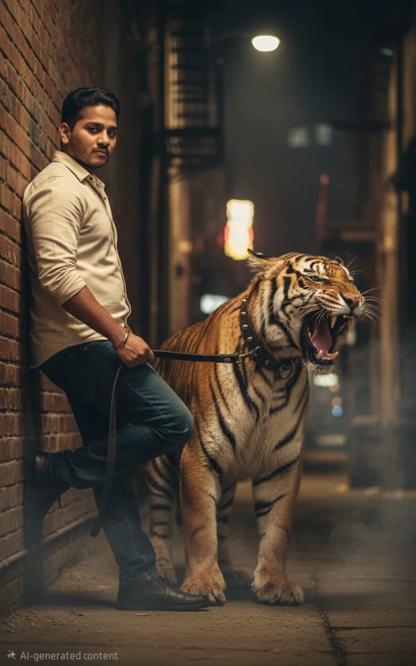 Tiger — AI image prompt example