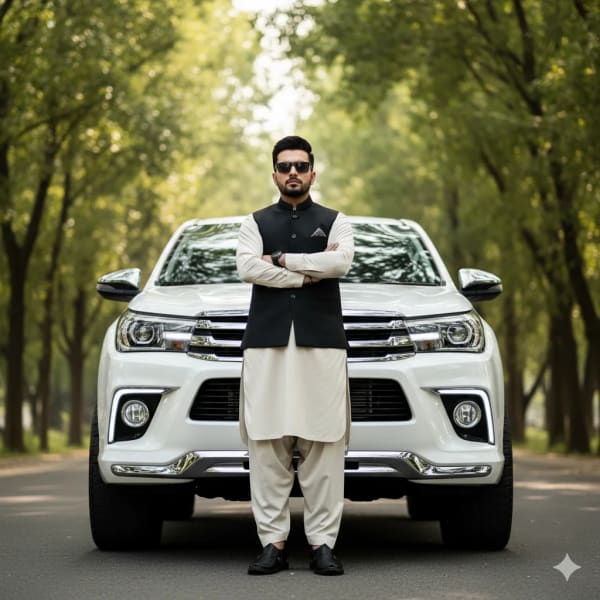 Toyota hilux — AI image prompt example