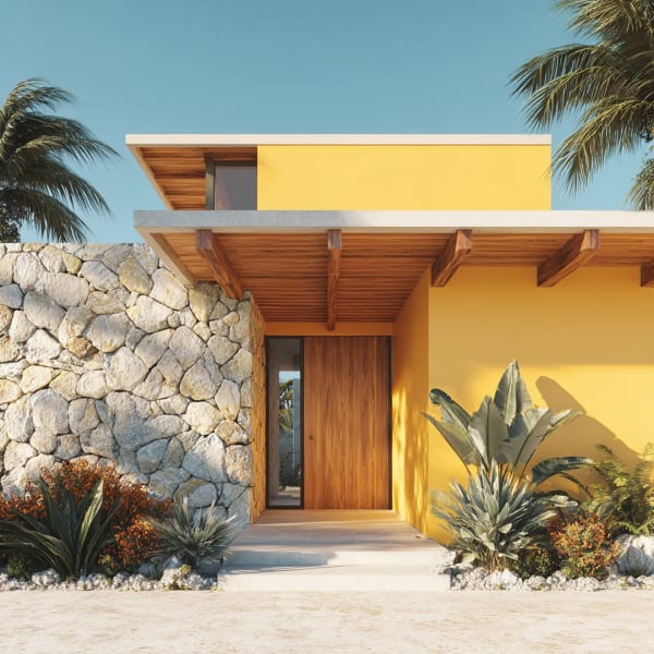 Tropical Modern House — AI image prompt example