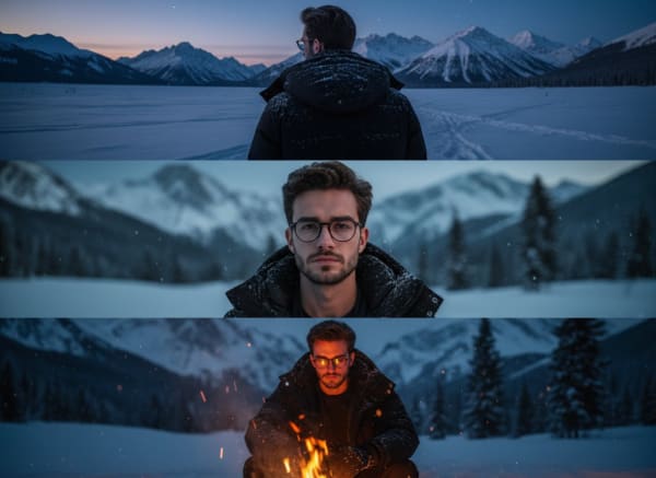 Ultra-realistic cinematic — AI image prompt example