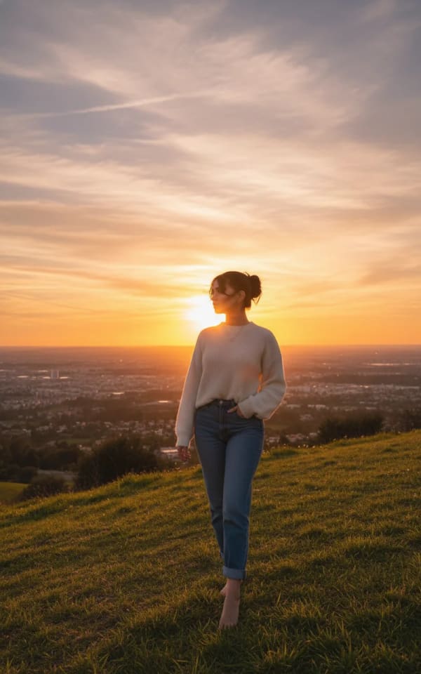 Where the Day Fades Softly — AI image prompt example