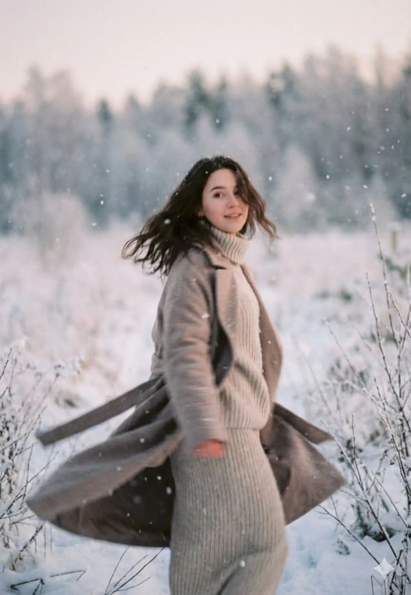 Winter Motion Fashion — AI image prompt example