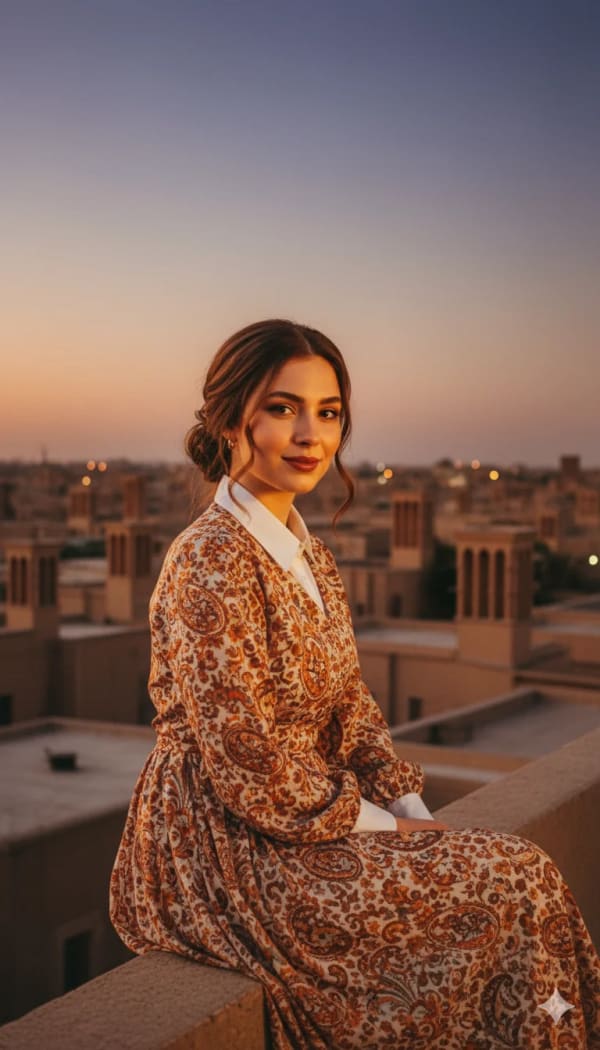 Yazd city — AI image prompt example
