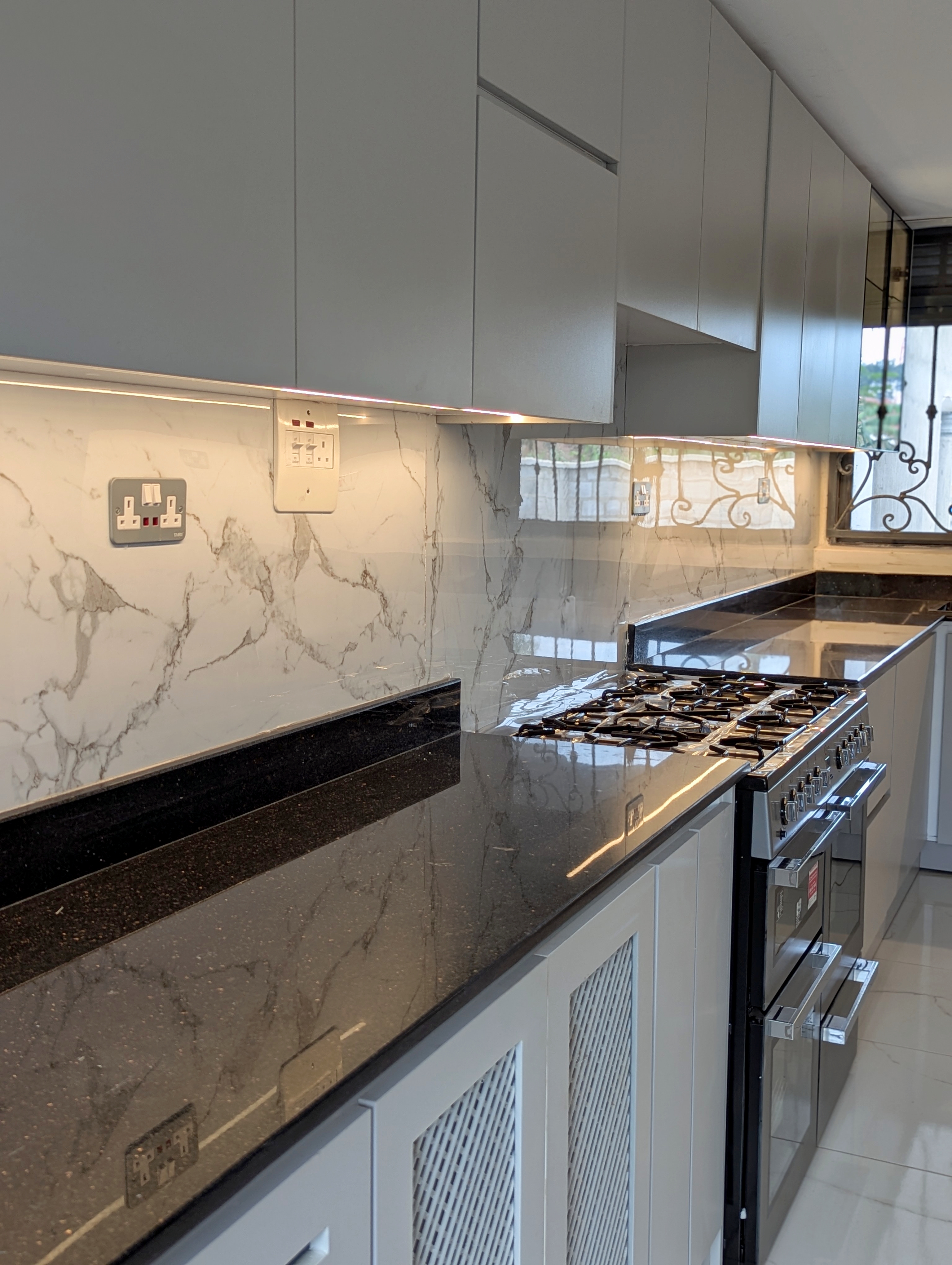 Modern luxury kitchen interior