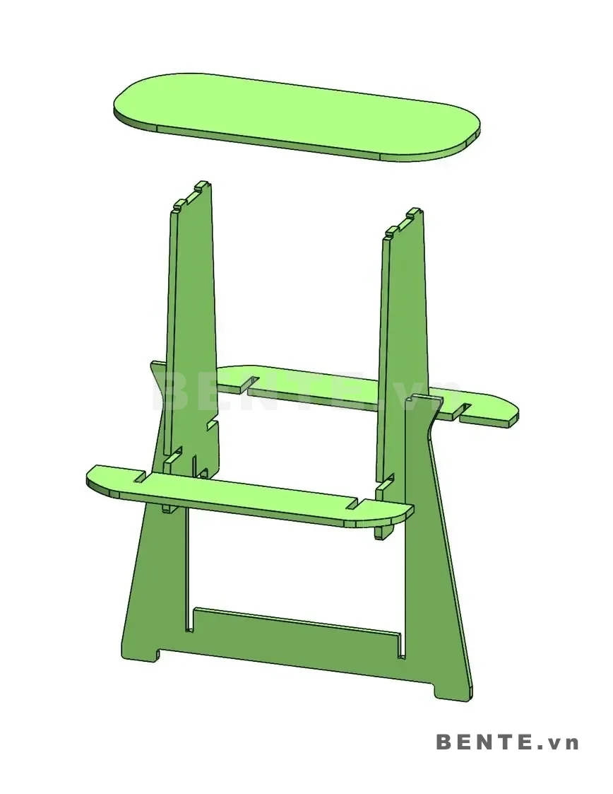 ảnh hướng dẫn lắp ráp, bàn console phòng khách