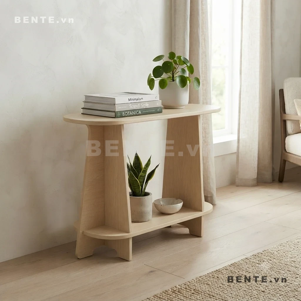bàn console thiết kế đơn giản