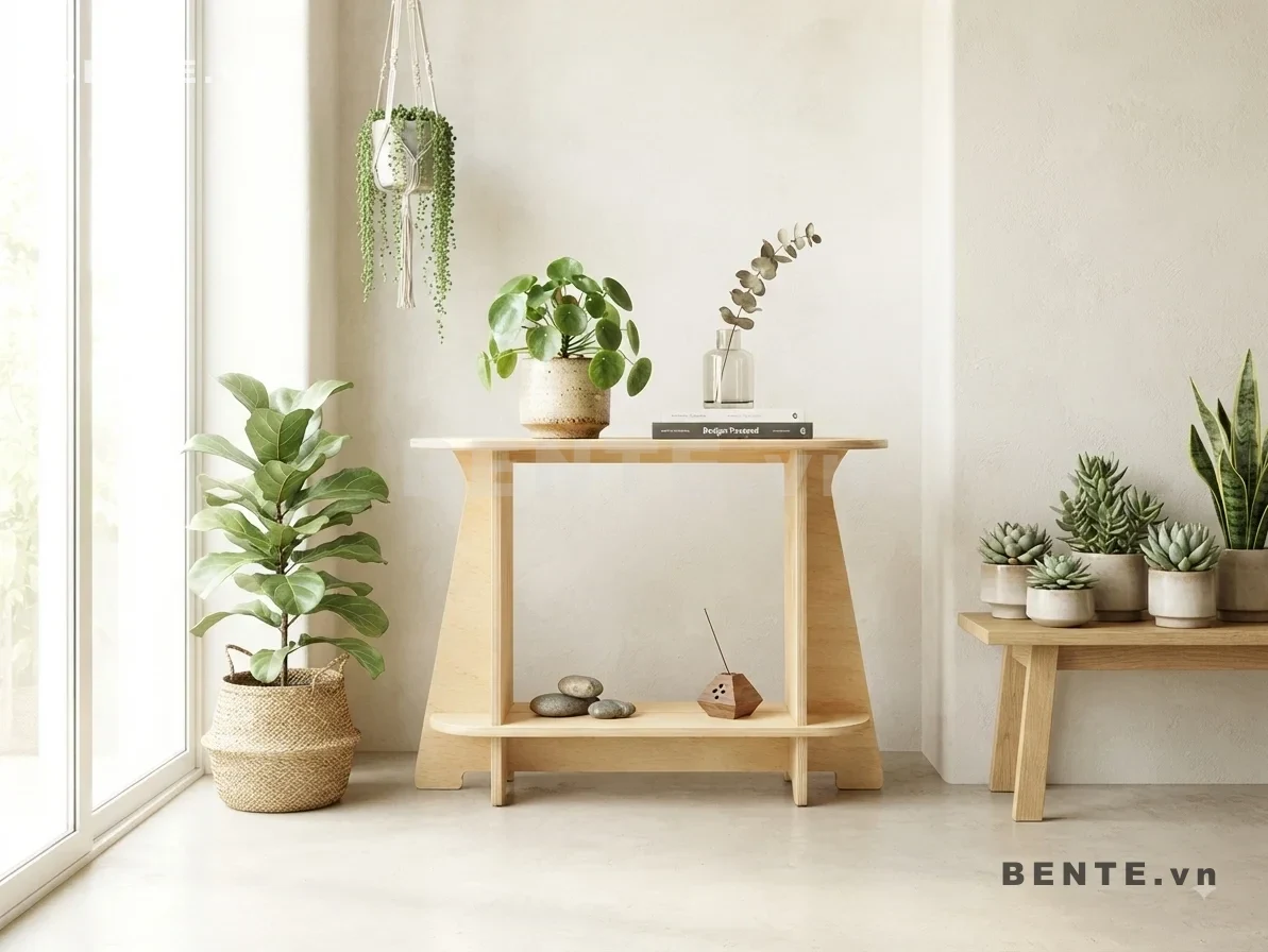 bàn console kê tường
