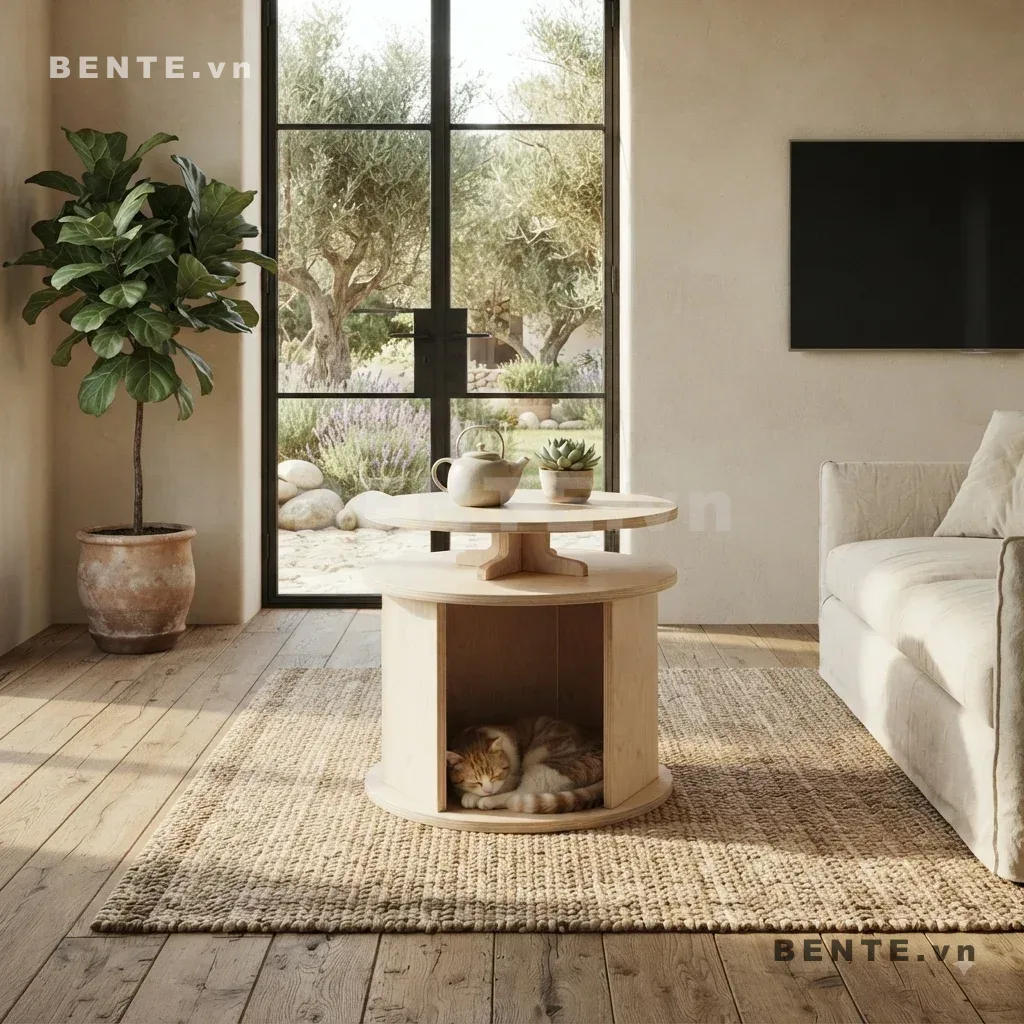bàn sofa hộc thú cưng