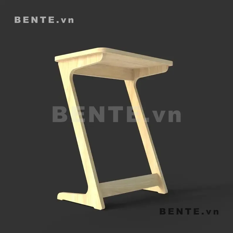 ảnh hướng dẫn lắp ráp, bàn trà mặt chữ nhật