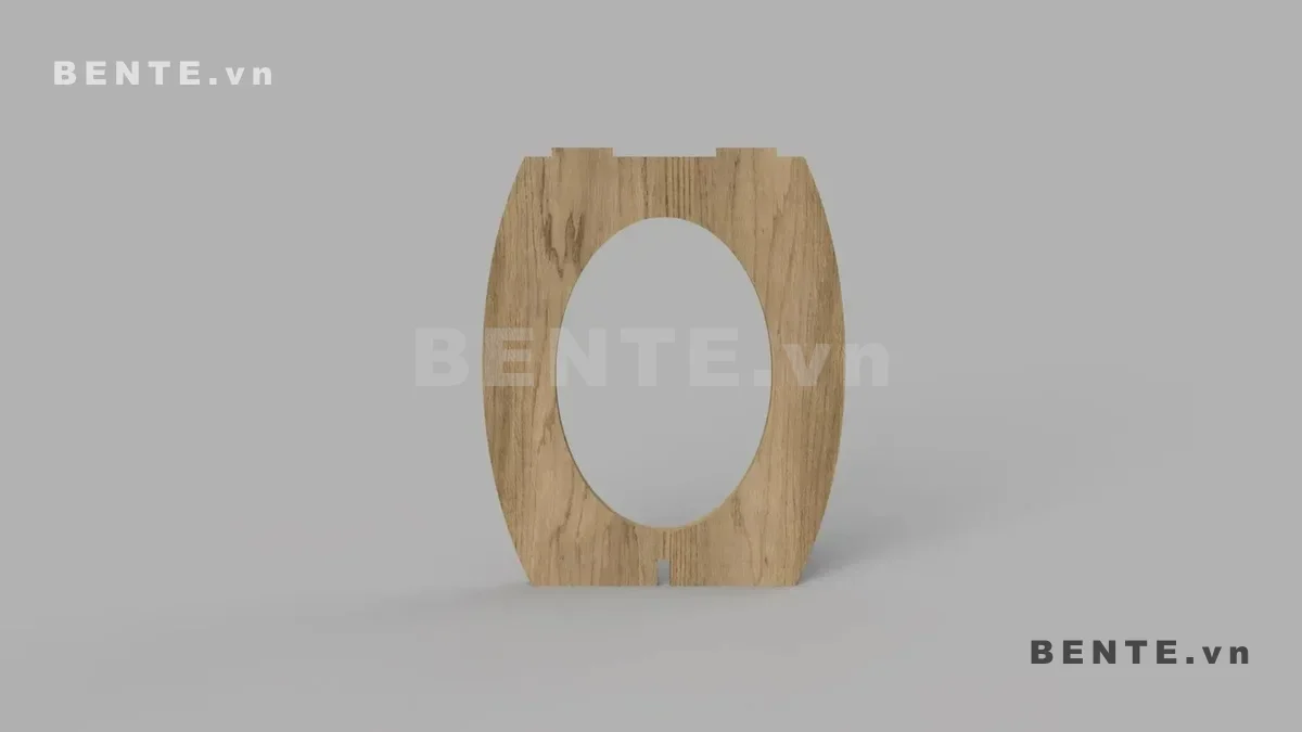 ảnh hướng dẫn lắp ráp, bàn chân tấm cong ô oval, bàn cafe chân tạo ô oval