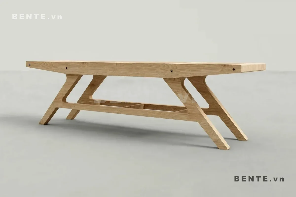 bàn decor có kệ dưới