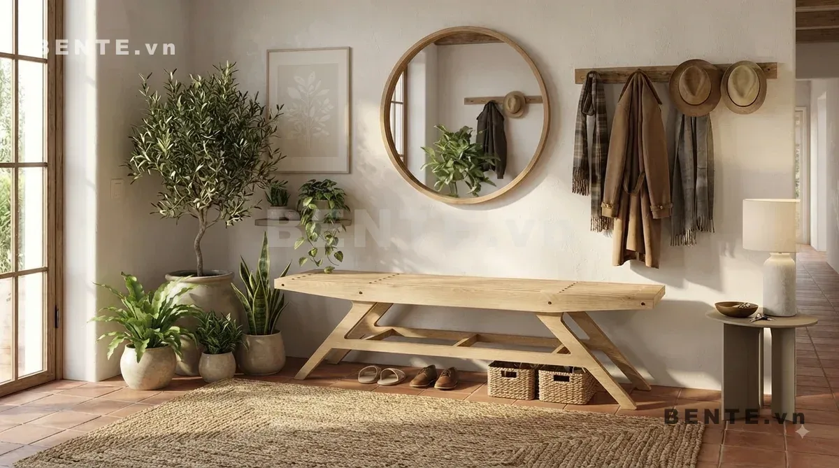 bàn console chân chữ A