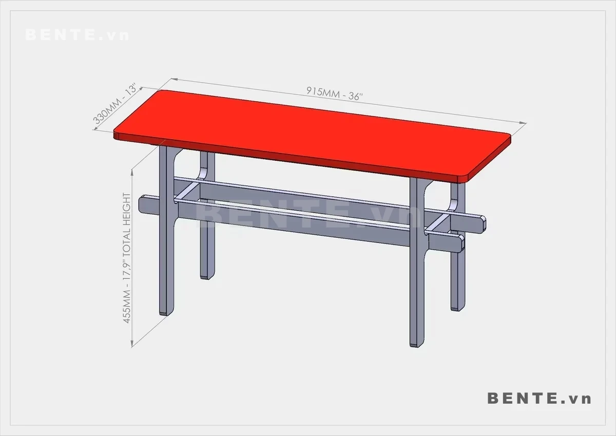 ảnh kích thước, bàn console chân khung khoét ô