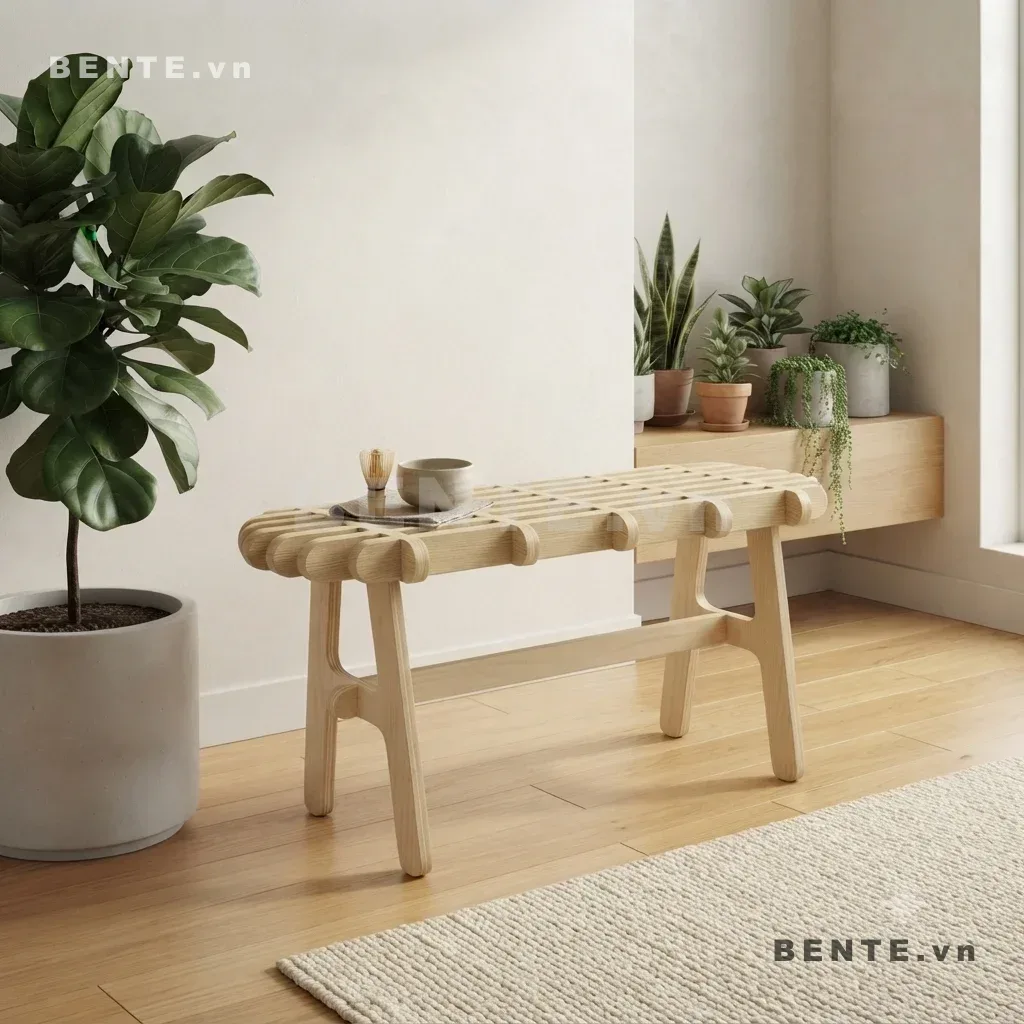 bàn console giằng ngang