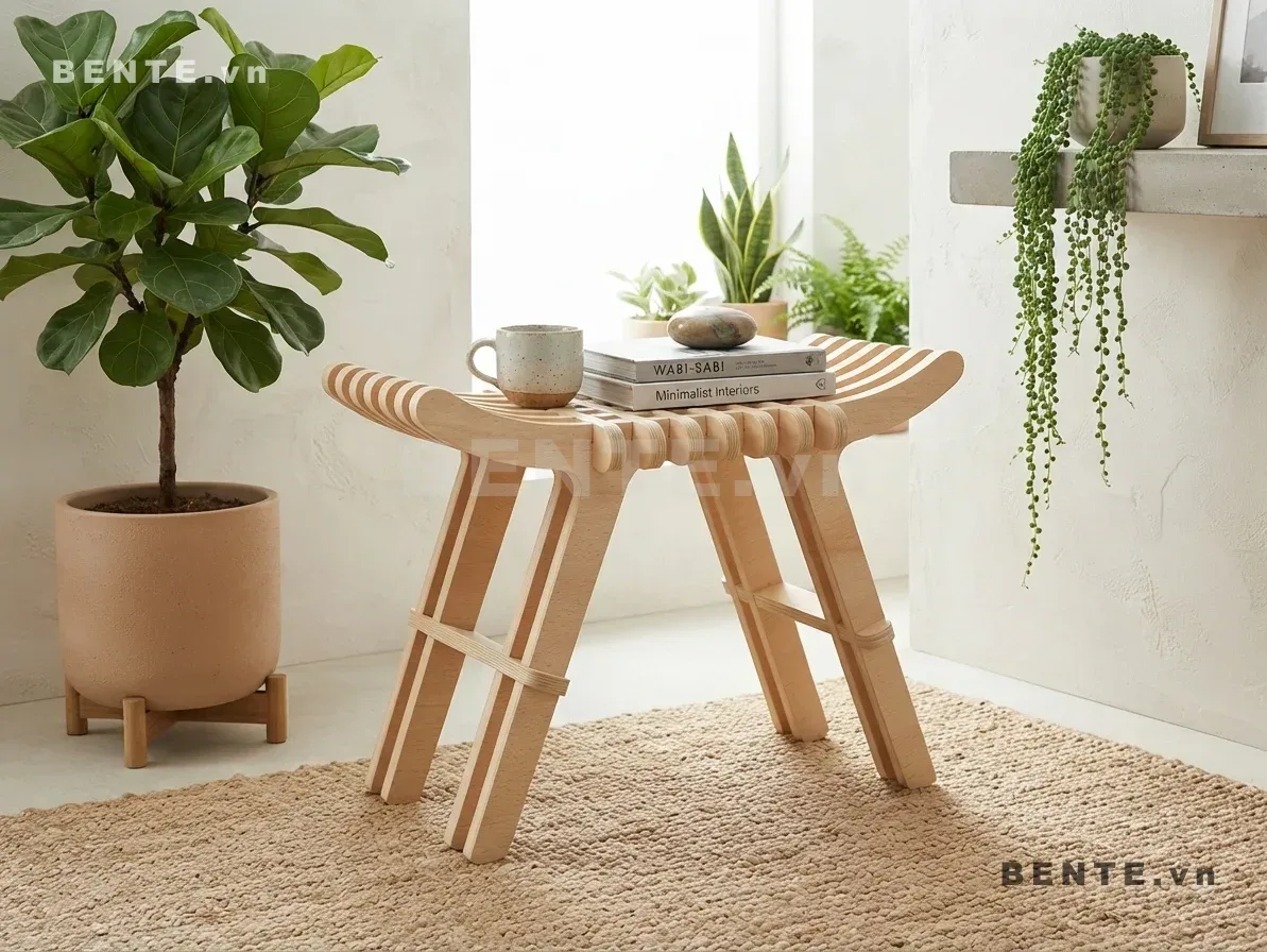 bàn phụ mặt uốn cong, bàn console lắp ráp