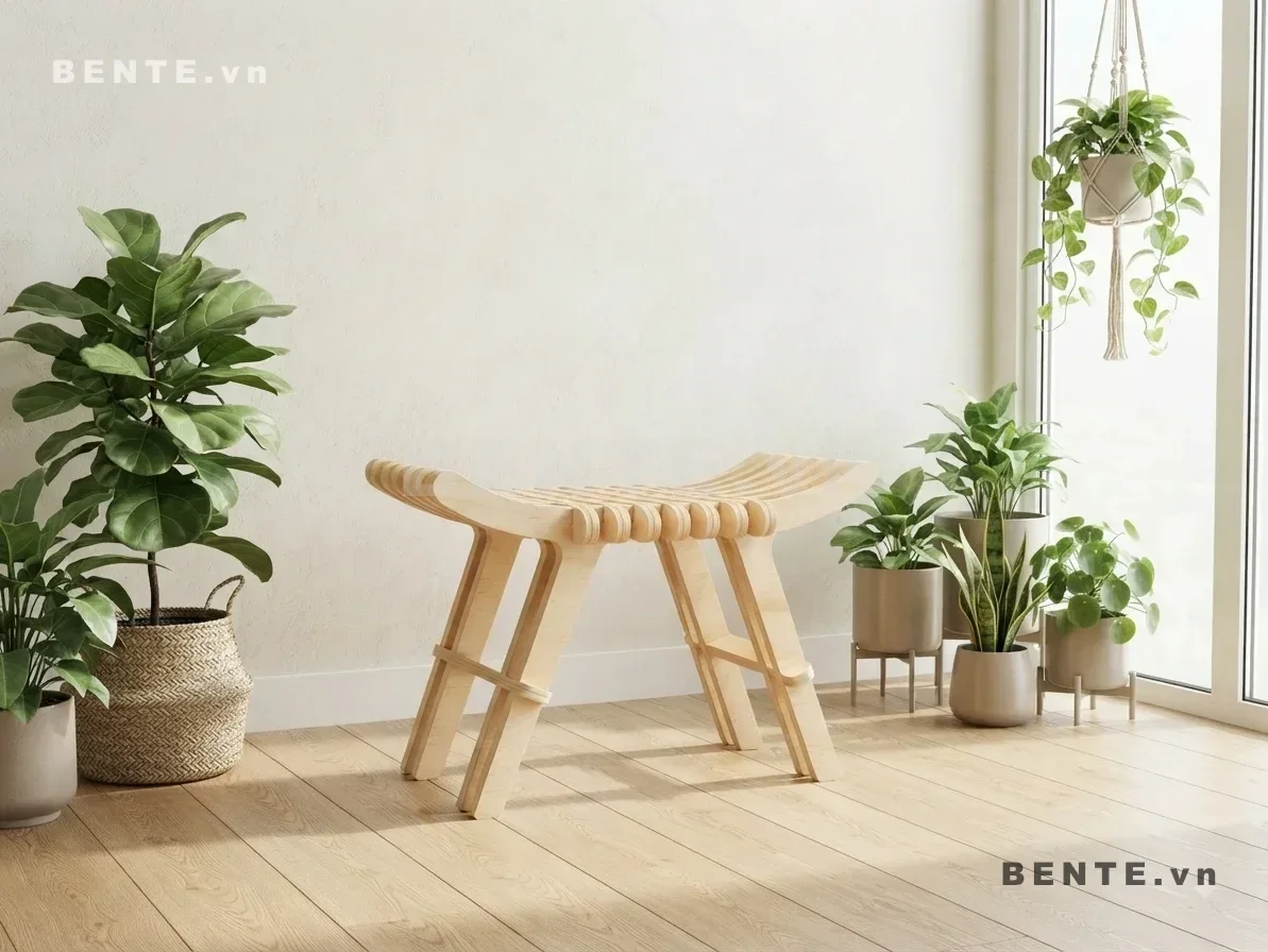 Bàn Gỗ Console Mặt Nan Uốn Cong Lõm Giữa, Chân Khung Nghiêng, Giằng Ngang, Lắp Ráp Đơn Giản - B69354, bàn console mặt nan cong, bàn console mặt lõm giữa, bàn trang trí mặt lượn sóng, bàn console chân khung nghiêng, bàn console giằng ngang, bàn sau sofa mặt cong, bàn trang trí mặt nan gỗ, bàn console chân chữ A, bàn phụ mặt uốn cong, bàn console lắp ráp