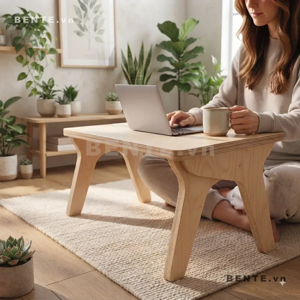 bàn trà ngồi bệt, bàn học ngồi sàn