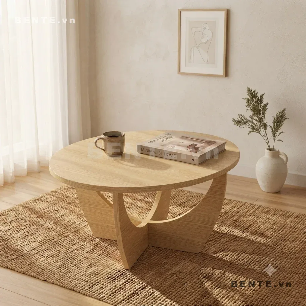 bàn sofa mặt tròn, bàn trà mặt tròn
