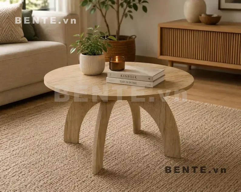 bàn sofa mặt tròn, bàn trà mặt tròn