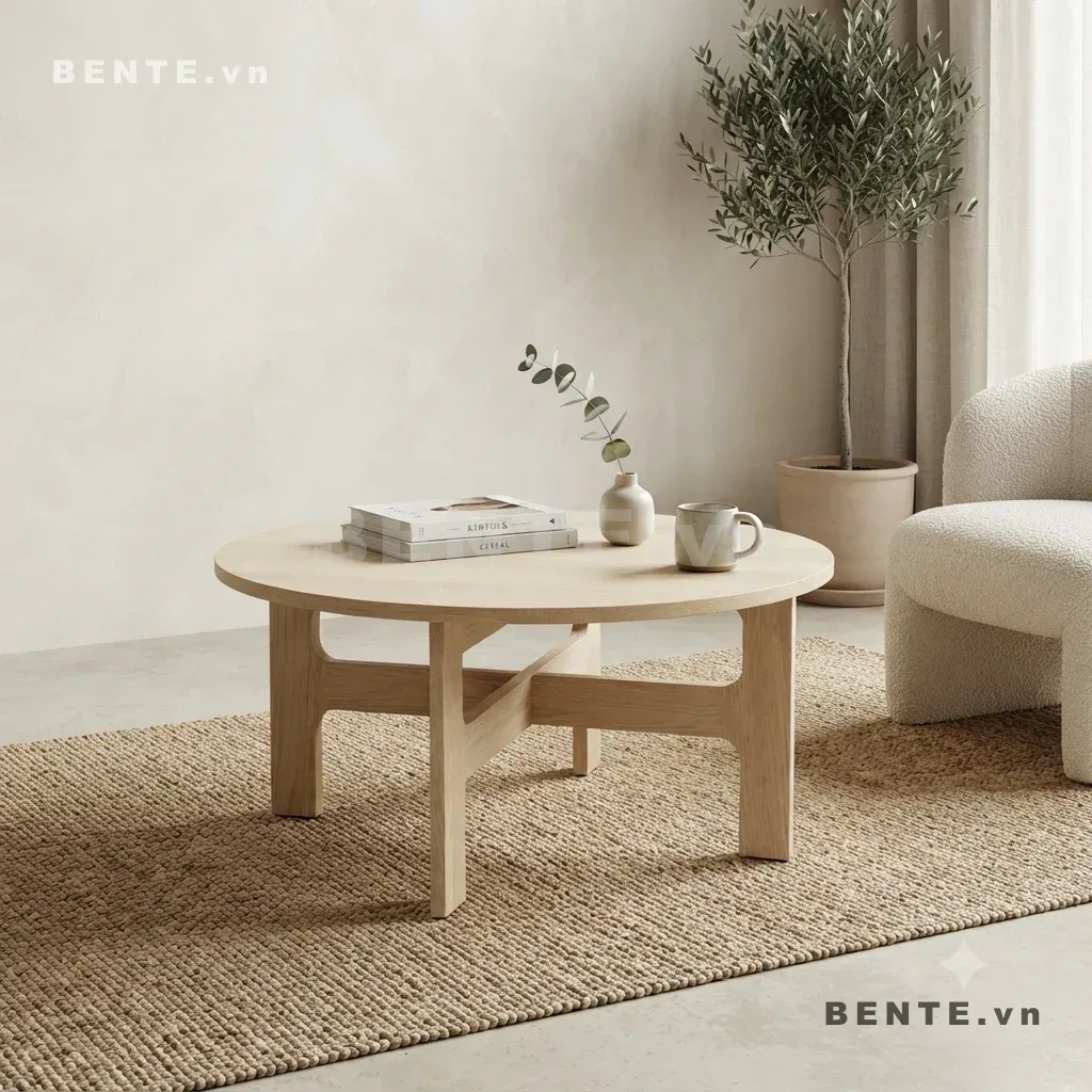 bàn cafe mặt tròn