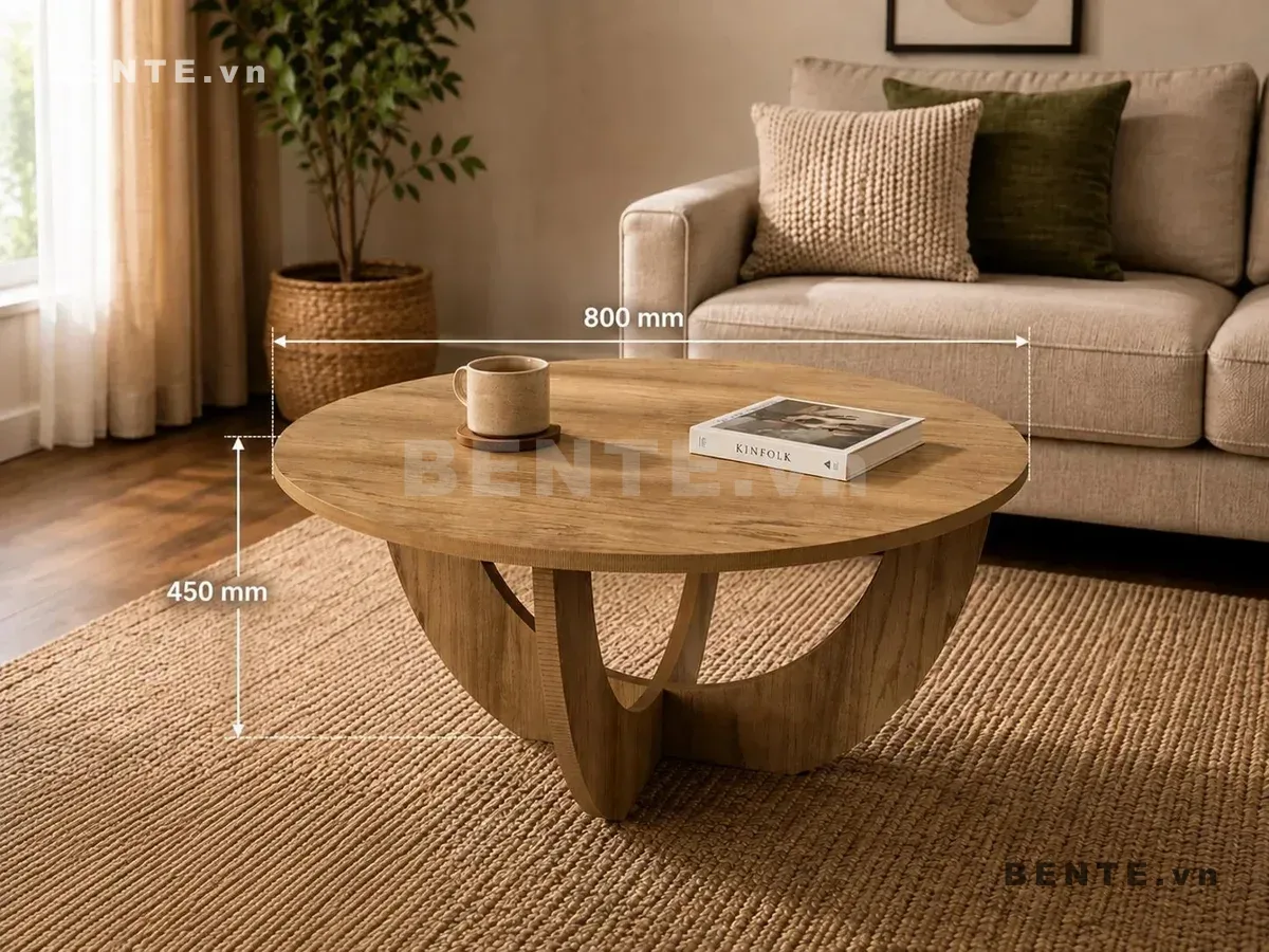 ảnh kích thước, bàn sofa mặt tròn, bàn trà mặt tròn