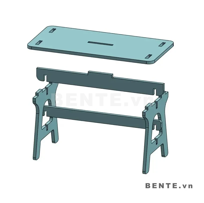 ảnh hướng dẫn lắp ráp, bàn ăn cho bé