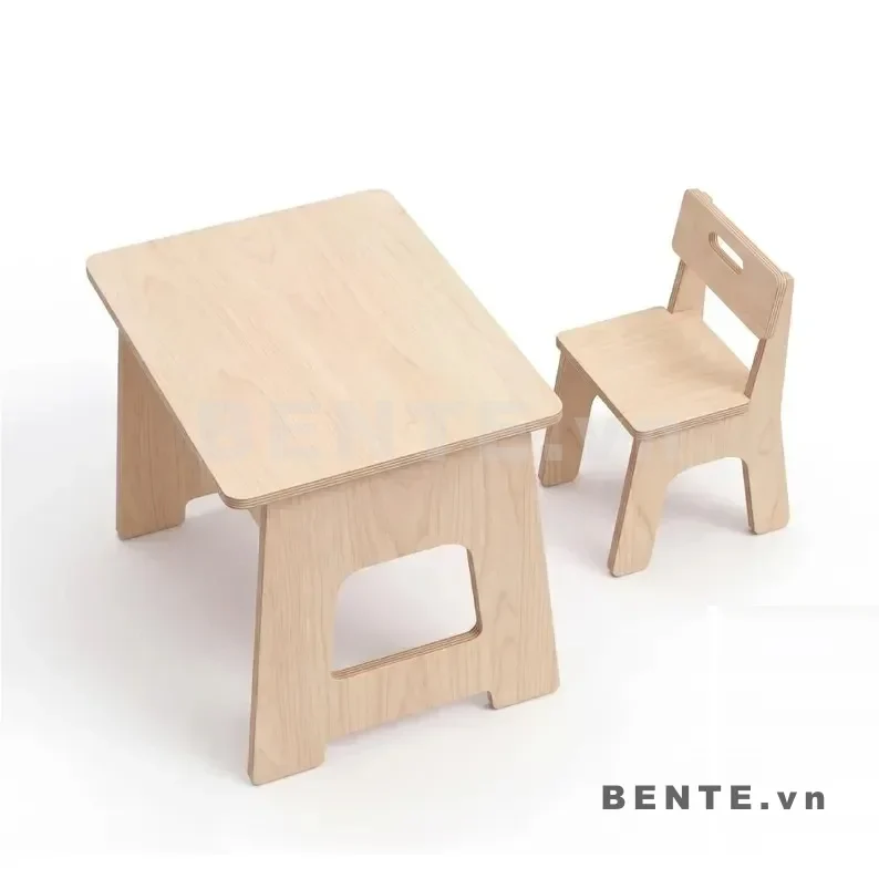bàn học vẽ cho trẻ em kèm ghế
