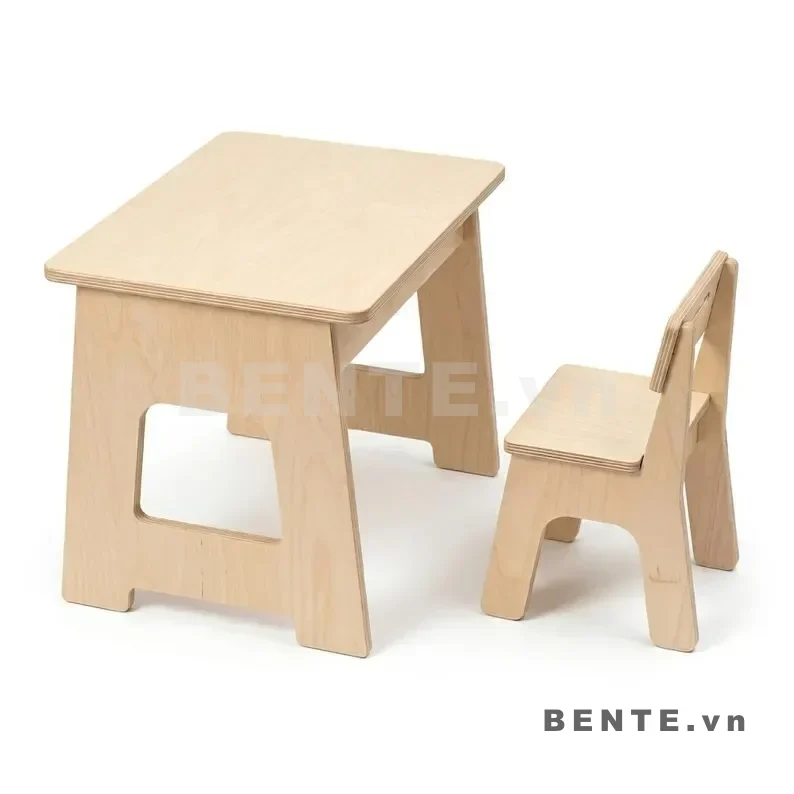 bàn học đọc sách cho bé kèm ghế