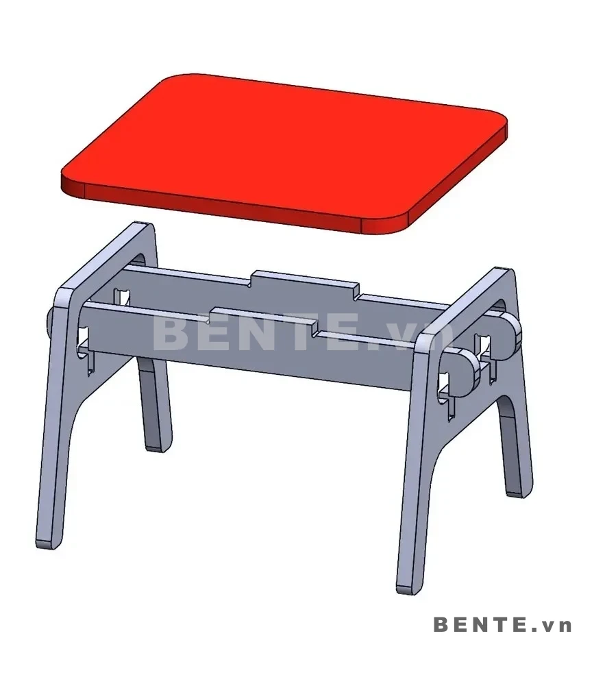 ảnh hướng dẫn lắp ráp, bàn học ngồi bệt cho trẻ em, bàn học ngồi sàn cho bé