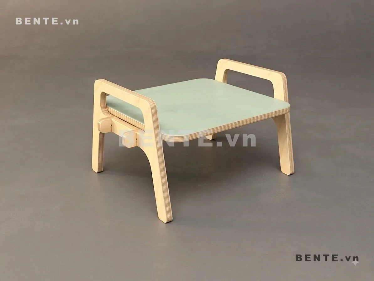 bàn học trẻ em đa năng ngồi bệt, bàn học cho góc Montessori