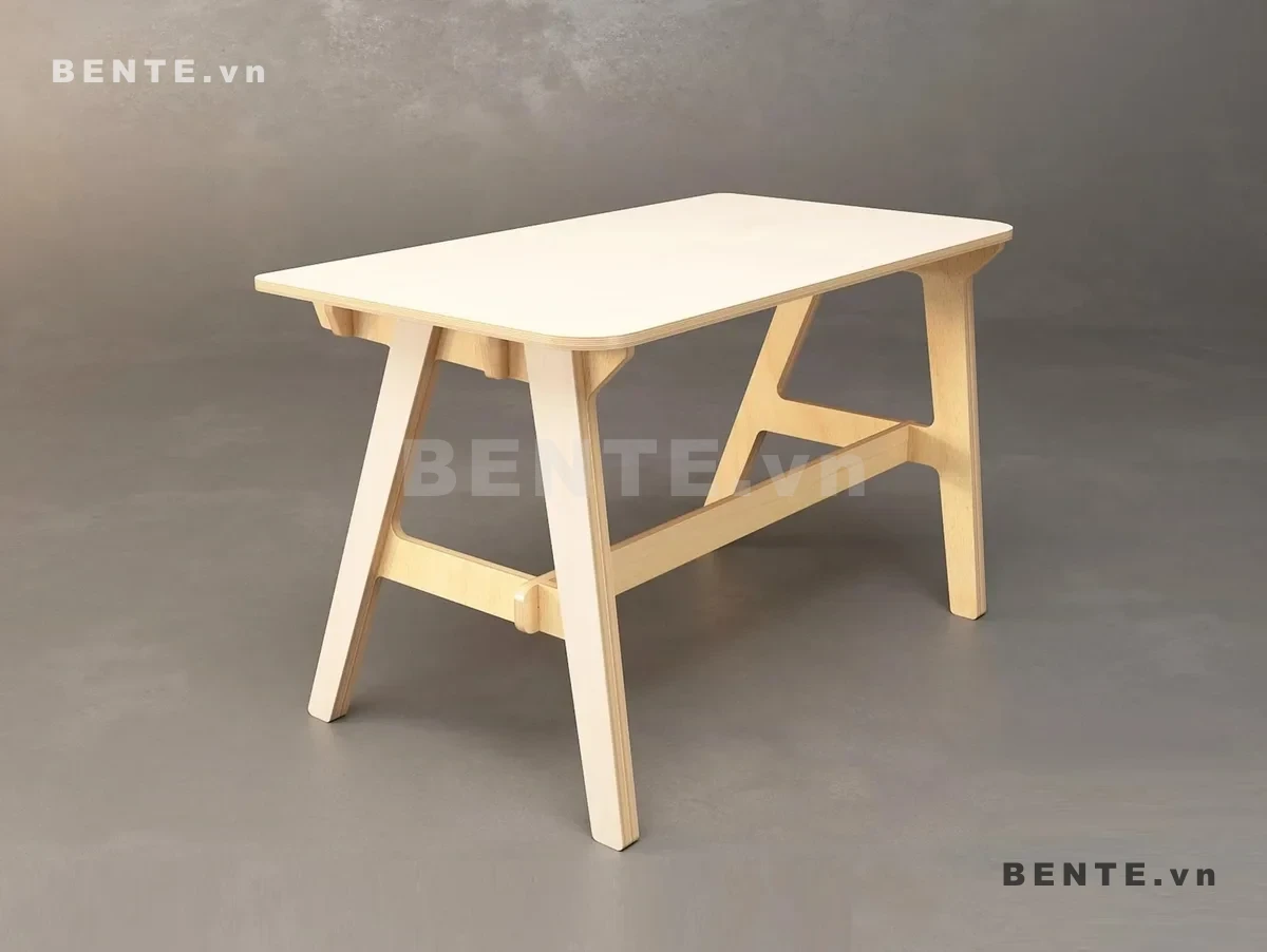 wooden console table, modern console table, plywood console table, narrow console table