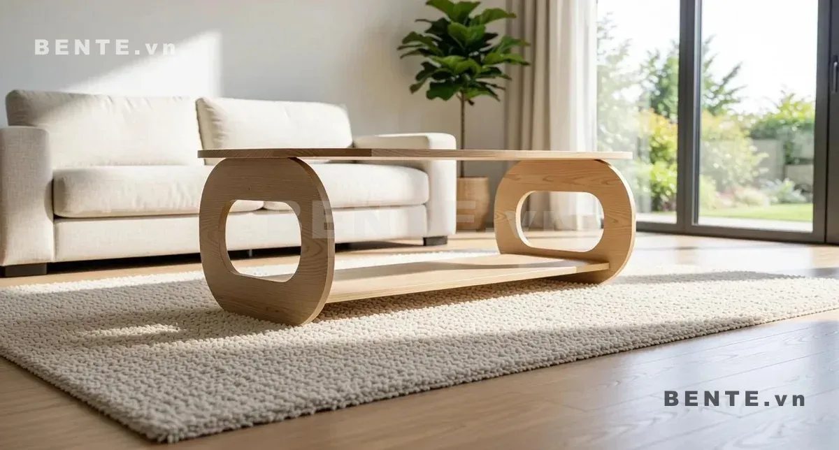 bàn sofa chân hồi