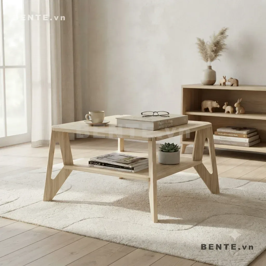 bàn có kệ dưới, bàn kệ mở 2 tầng