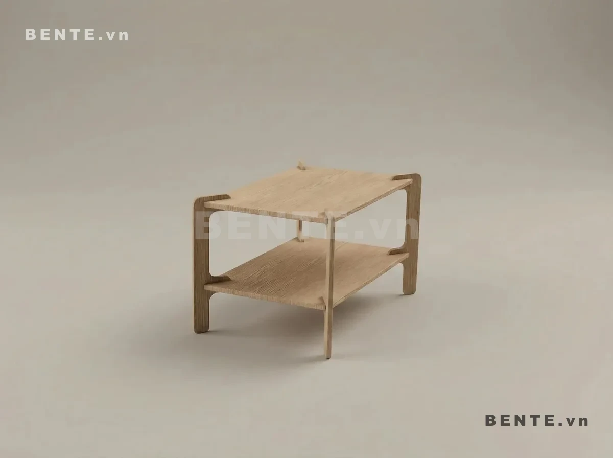 bàn cafe 2 tầng, bàn sofa lắp ráp