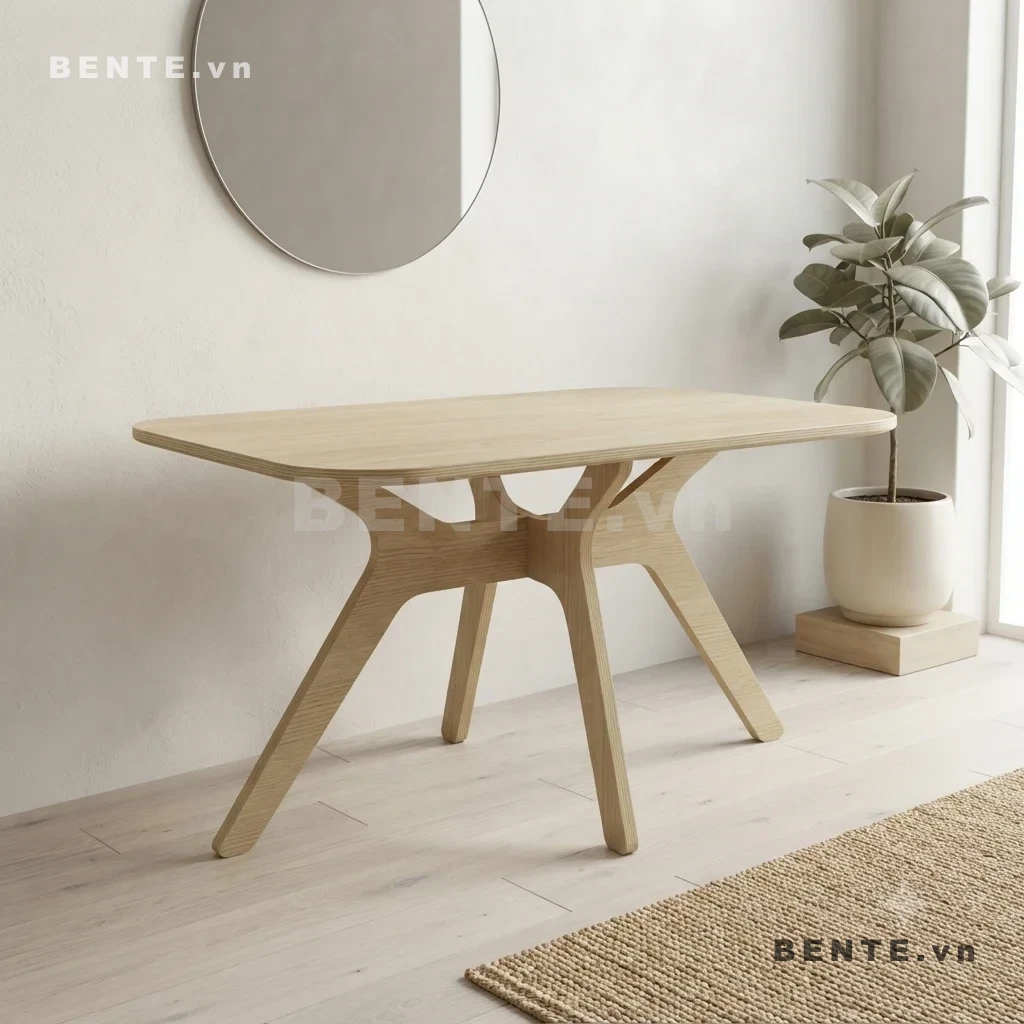 bàn phụ tròn đặt cạnh sofa