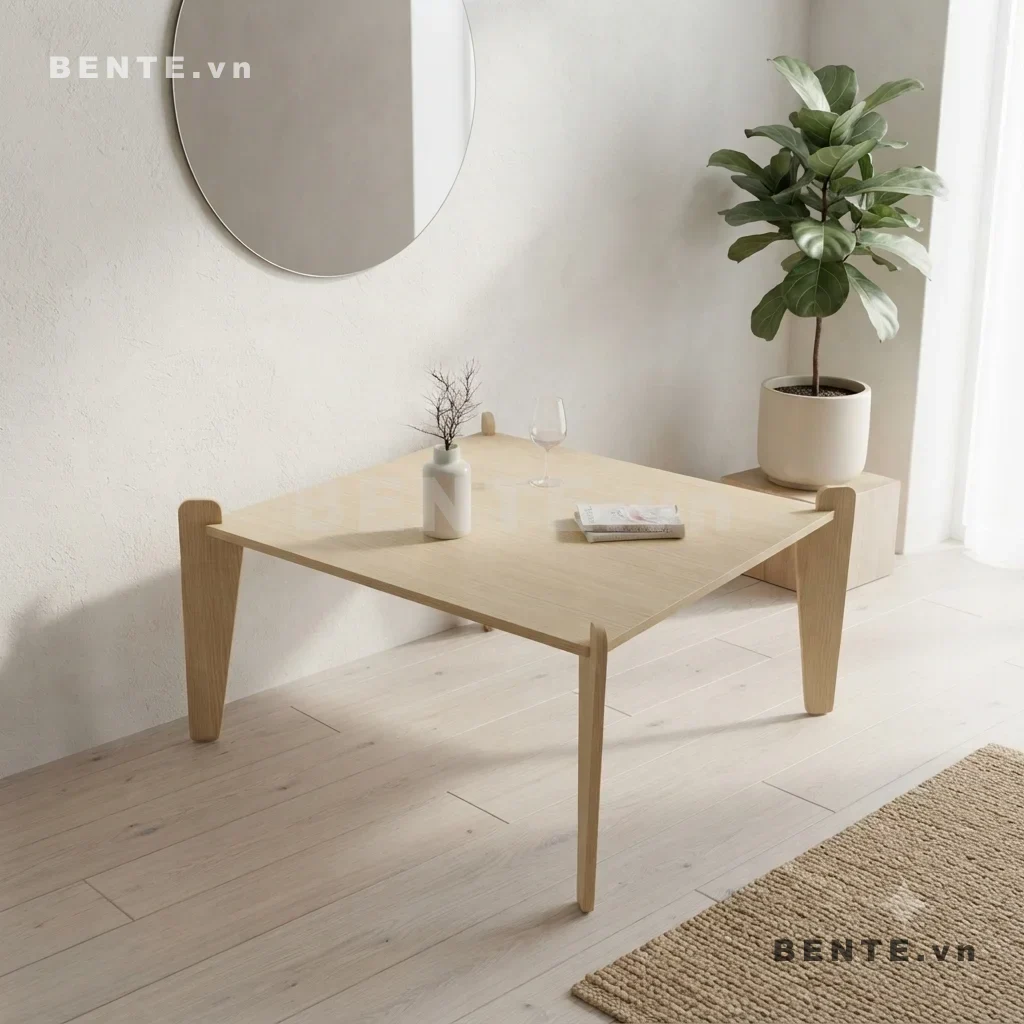 bàn sofa tròn đa năng, bàn tròn phòng khách hiện đại