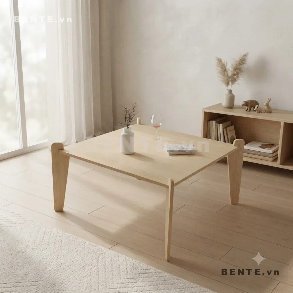 bàn sofa tròn tối giản, bàn trà tròn phòng khách