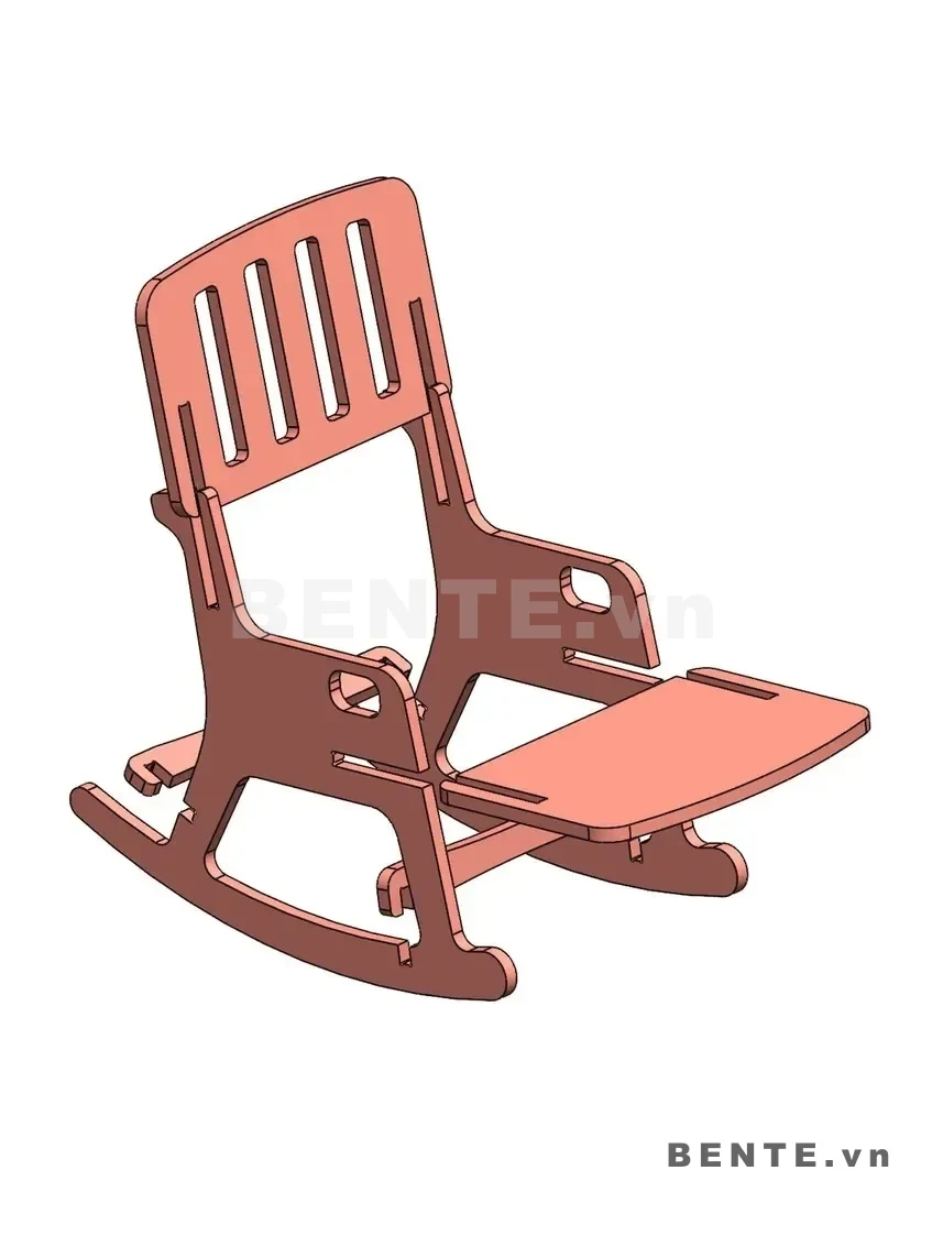 ảnh hướng dẫn lắp ráp, ghế bập bênh gỗ trẻ em, ghế trẻ em tựa nan dọc