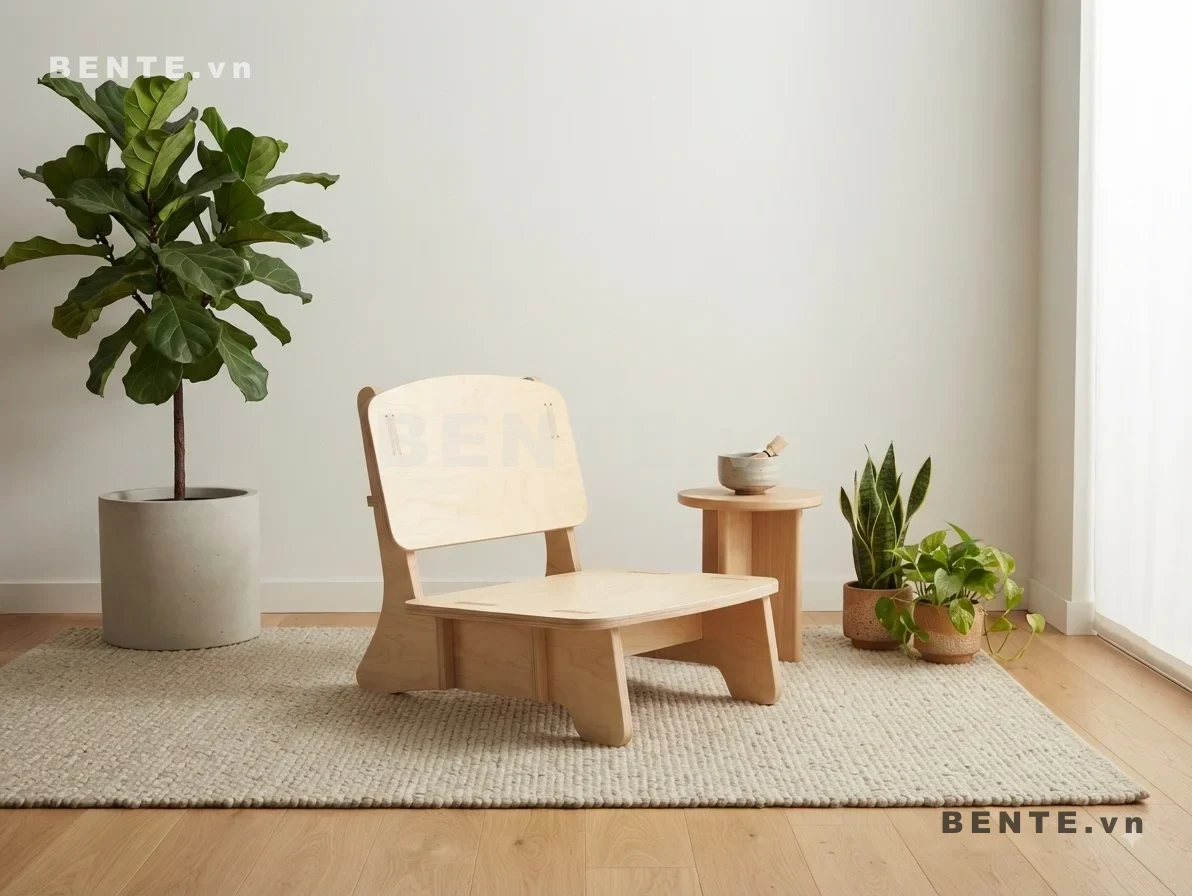 ghế ngồi bệt chân tấm