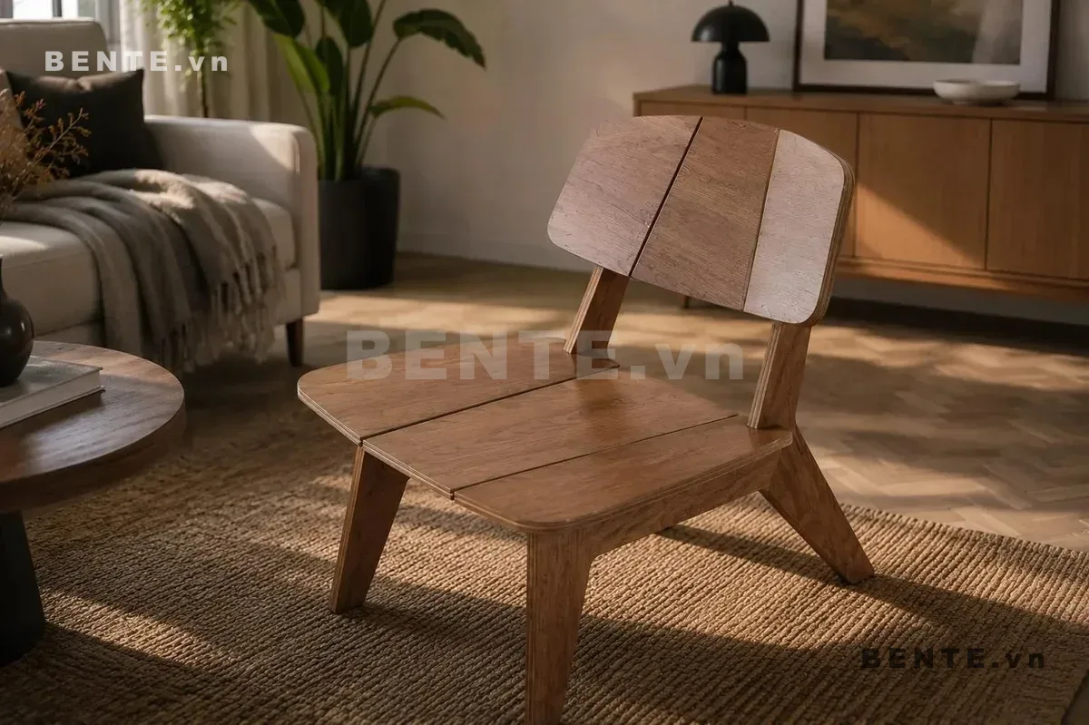 ghế gỗ lắp ráp thư giãn