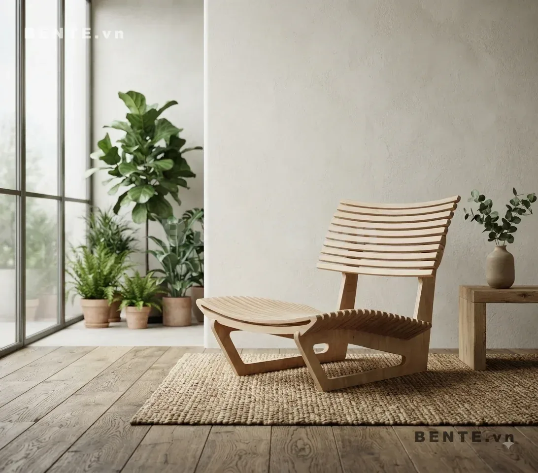 ghế phòng khách ngả lưng, ghế gỗ tựa lưng dài