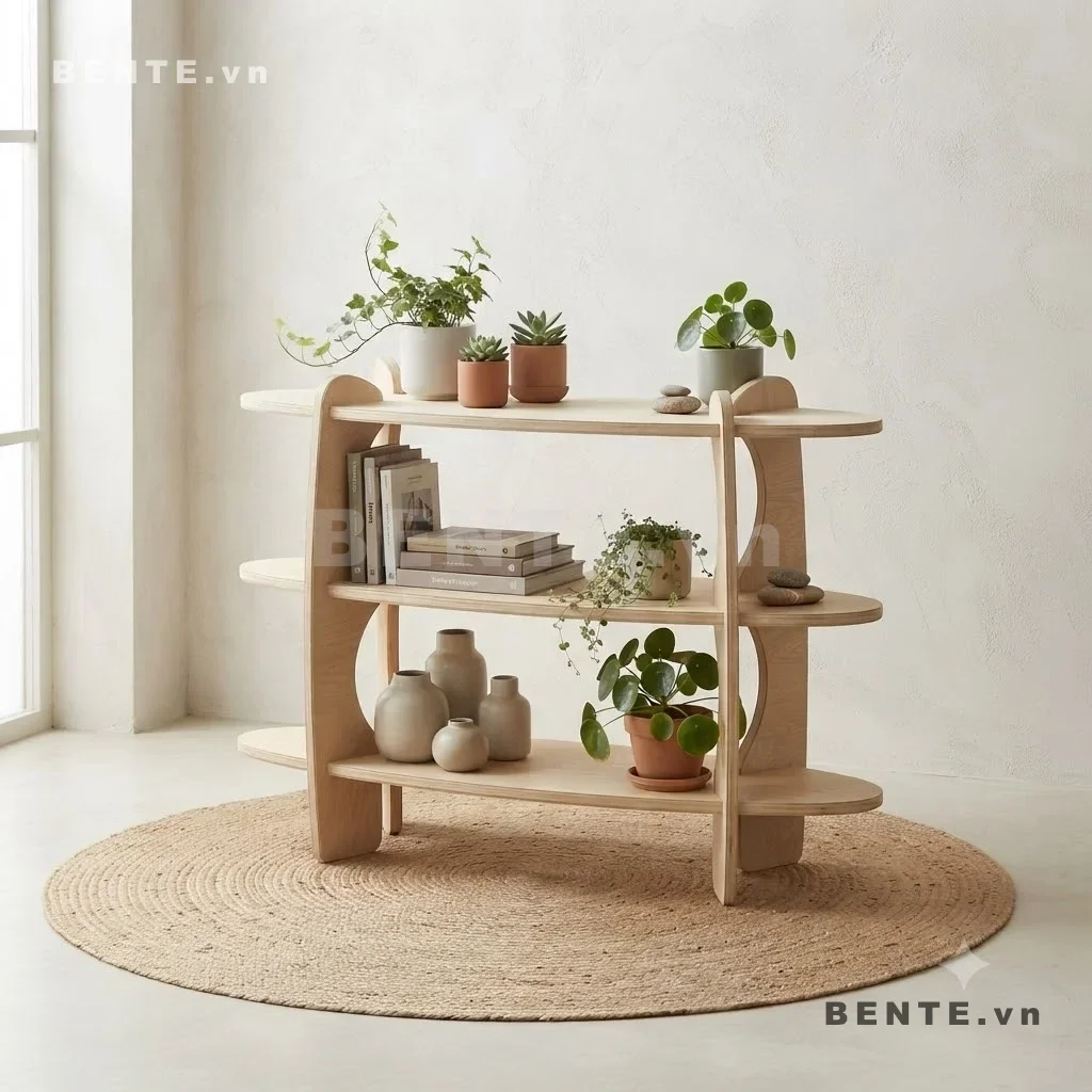 kệ sách 3 tầng khung mở