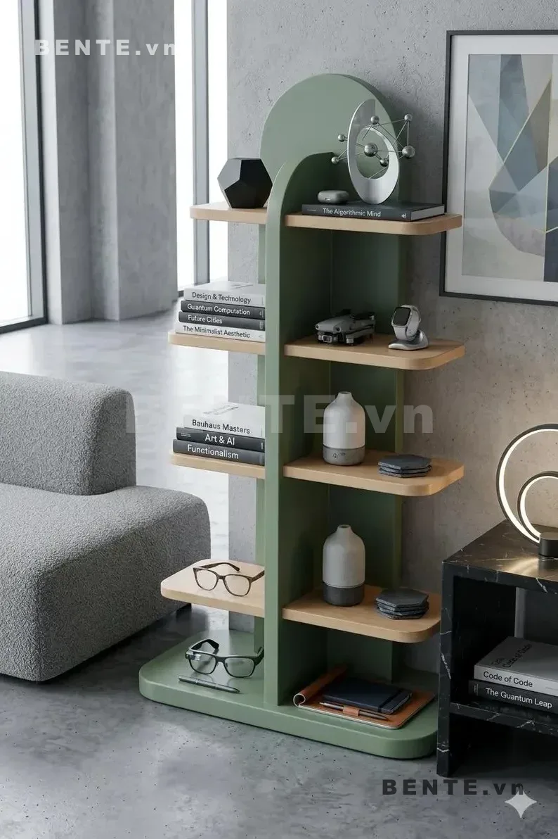 kệ trưng đồ hai phía, kệ cây cảnh nhiều tầng khung mở