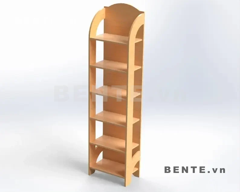 kệ sách khoang sâu, kệ gỗ lắp ráp nhiều tầng