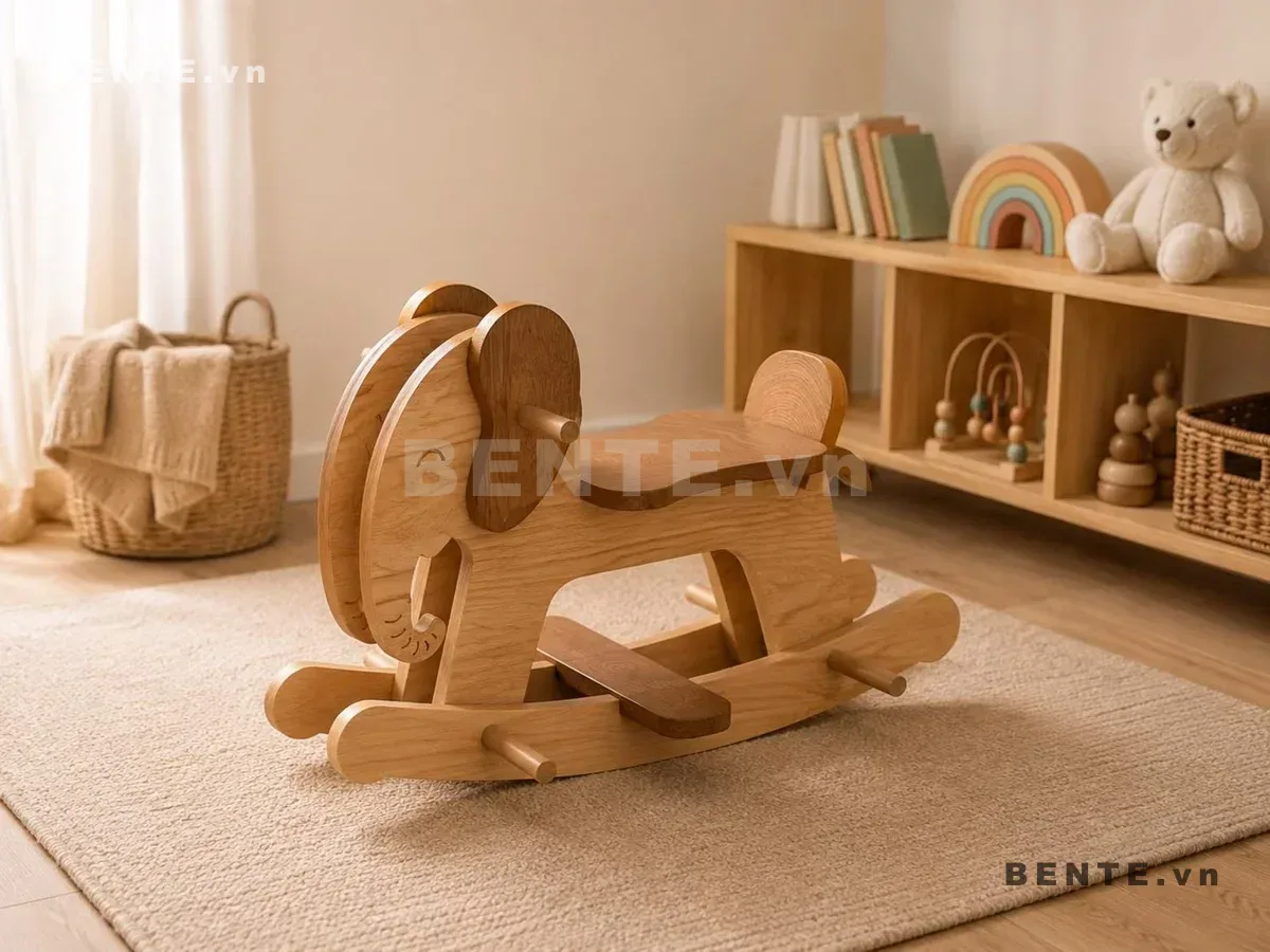 bập bênh trẻ em thân voi
