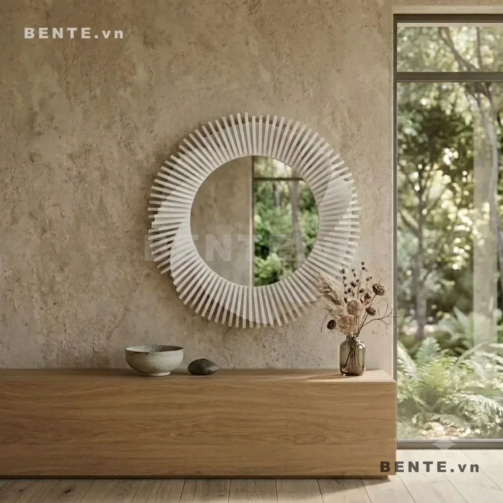 gương decor parametric xoắn